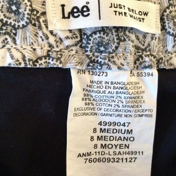NWOT. Lee Navy Pants w/Adjustable Leg Tag Sz 8 - Picture 8 of 9